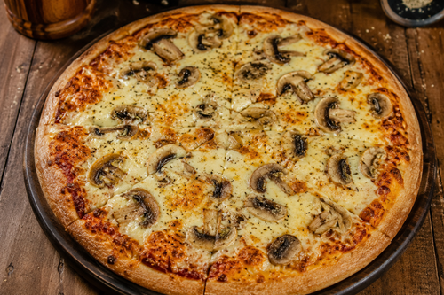 img Red Oven bakery Cheese mushroom pizza